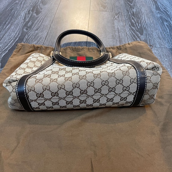 Gucci medium web tote used once pristine condition - Picture 2 of 6